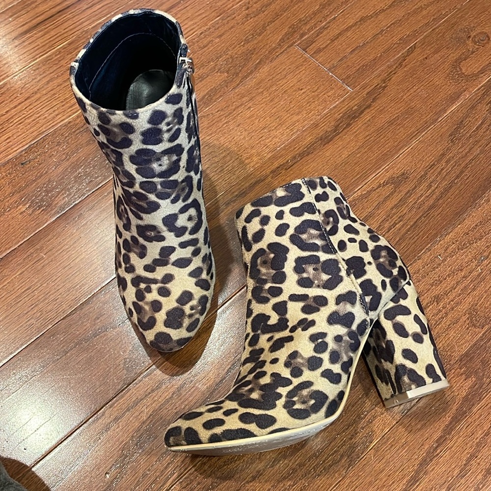 Leopard Booties